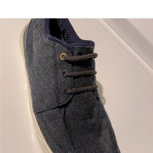 Men’s under armour deck / boat shoes blue denim size 10